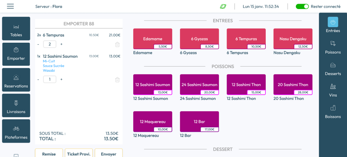 Caisse enregistreuse Digital Foody 0